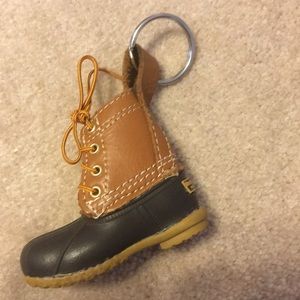 LLBean boot keychain